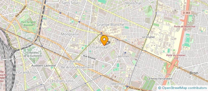 localisation de l'entreprise MONSIEUR TRISTAN LASSAIGNE  LYON