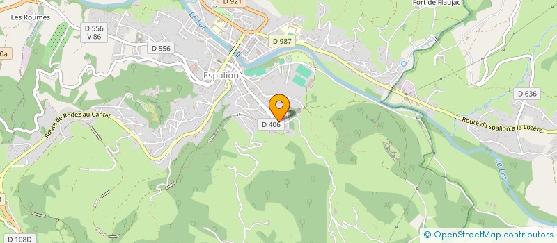 localisation de l'entreprise MONSIEUR TRISTAN LASSERE à ESPALION