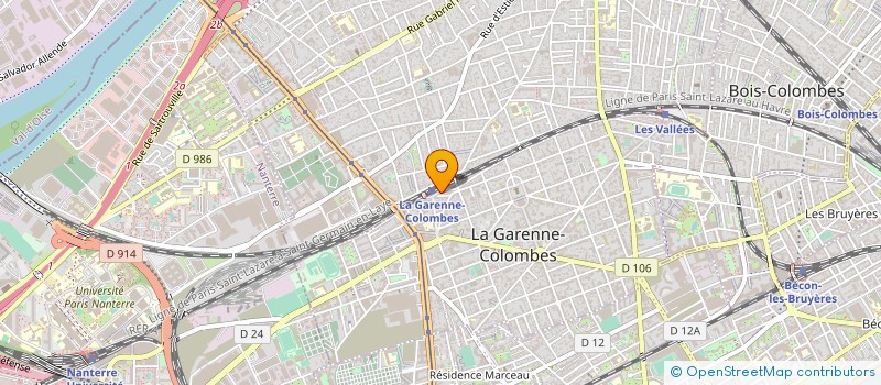 localisation de l'entreprise MONSIEUR TRISTAN LAZUECH à LA GARENNE-COLOMBES