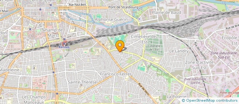 localisation de l'entreprise MONSIEUR TRISTAN LE BIHAN  RENNES