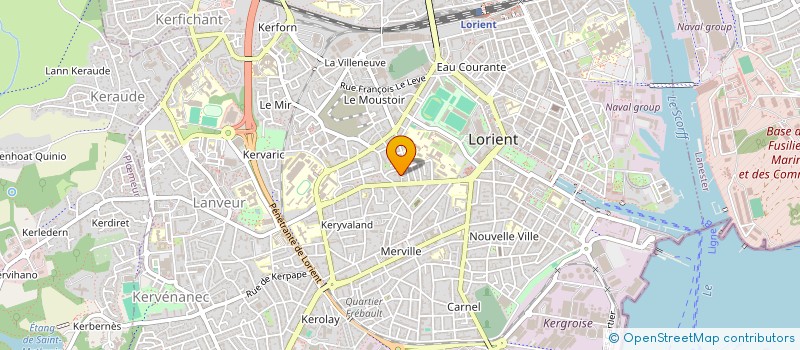 localisation de l'entreprise MONSIEUR TRISTAN LE BOURHIS  LORIENT