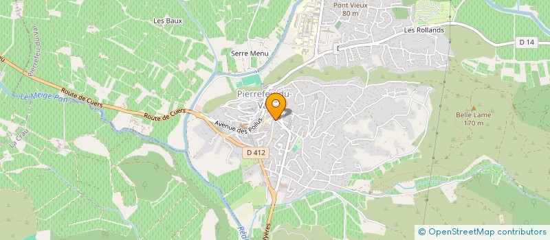 localisation de l'entreprise MONSIEUR TRISTAN LE MENER  PIERREFEU-DU-VAR