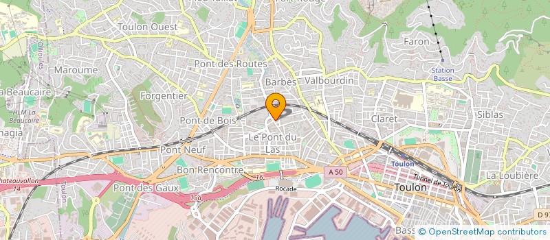 localisation de l'entreprise MONSIEUR TRISTAN LE NENDRE  TOULON