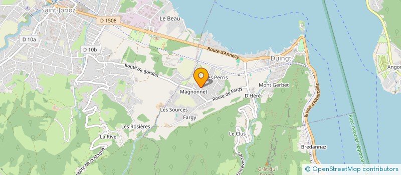 localisation de l'entreprise MONSIEUR TRISTAN LEBESCHU  DUINGT