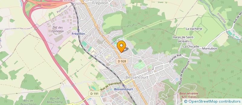 localisation de l'entreprise MONSIEUR TRISTAN LEBOUCQ  BESSANCOURT