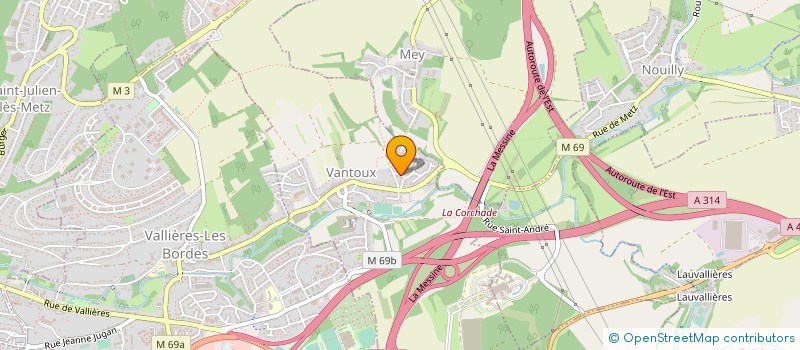 localisation de l'entreprise MONSIEUR TRISTAN LEDEUX  METZ