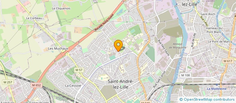 localisation de l'entreprise MONSIEUR TRISTAN LEFEBVRE  MARQUETTE-LEZ-LILLE