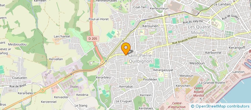 localisation de l'entreprise MONSIEUR TRISTAN LEGROS à BREST