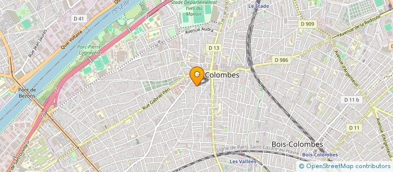 localisation de l'entreprise MONSIEUR TRISTAN LELOUP à COLOMBES