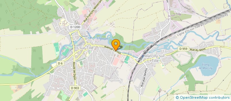 localisation de l'entreprise MONSIEUR TRISTAN LESCURE à IS-SUR-TILLE