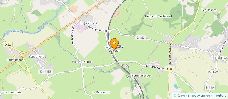 localisation de l'entreprise MONSIEUR TRISTAN LETERRIER  SIDEVILLE