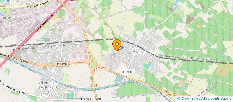 localisation de l'entreprise MONSIEUR TRISTAN LEVEQUE  CERS