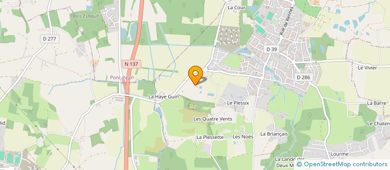 localisation de l'entreprise MONSIEUR TRISTAN LIBIOT  ORGERES