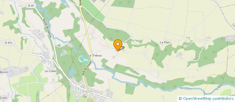 localisation de l'entreprise MONSIEUR TRISTAN LIPONNE  EYZIN-PINET