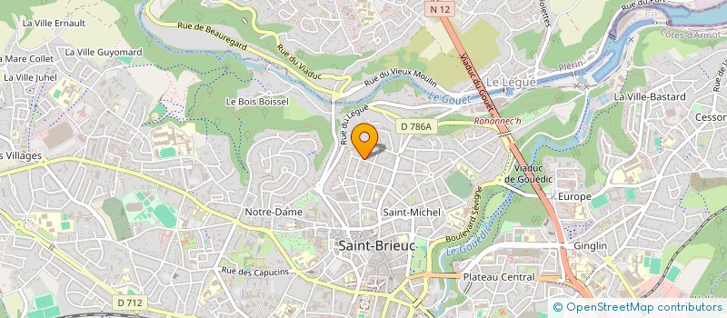 localisation de l'entreprise MONSIEUR TRISTAN LISCOUET à SAINT-BRIEUC