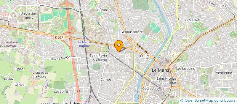 localisation de l'entreprise MONSIEUR TRISTAN MACIA  LE MANS