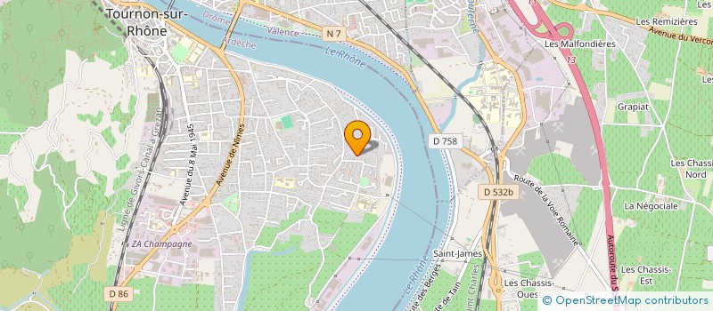 localisation de l'entreprise MONSIEUR TRISTAN MALSERT  BOURG-DE-PEAGE