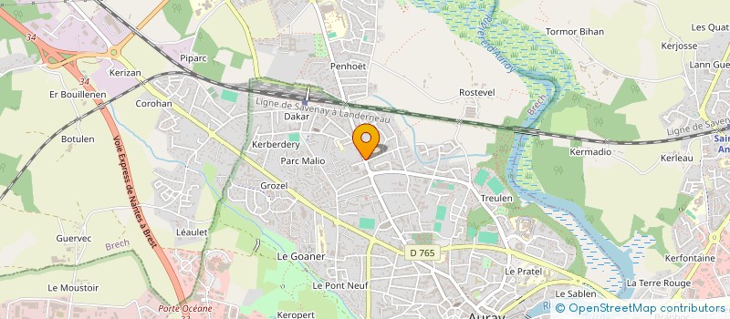 localisation de l'entreprise MONSIEUR TRISTAN MARECHAL à AURAY