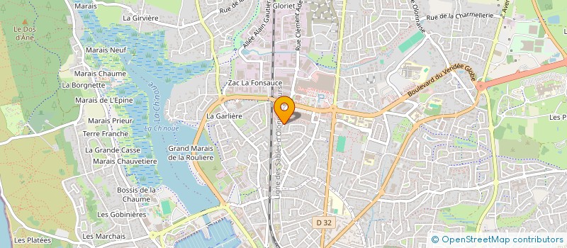 localisation de l'entreprise MONSIEUR TRISTAN MARECHAL  LES SABLES D'OLONNE