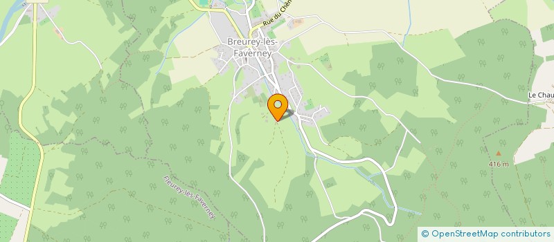 localisation de l'entreprise MONSIEUR TRISTAN MARIE  BREUREY-LES-FAVERNEY