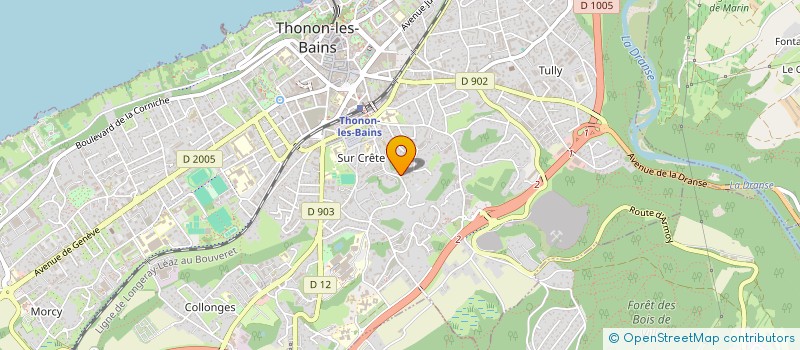 localisation de l'entreprise MONSIEUR TRISTAN MEUDIC à THONON-LES-BAINS