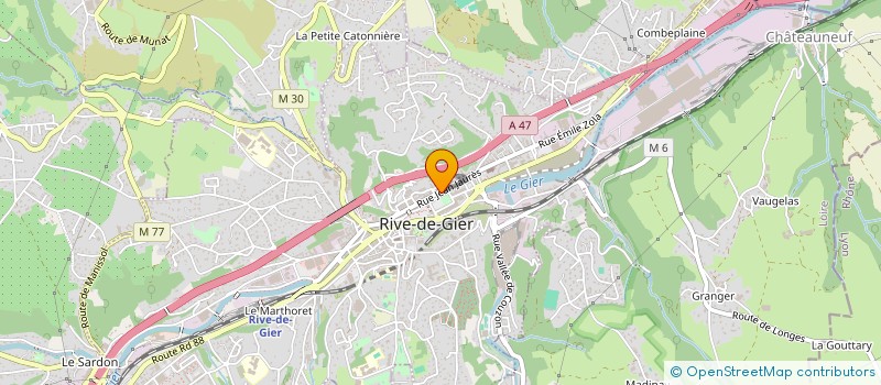 localisation de l'entreprise MONSIEUR TRISTAN MEUNIER  RIVE-DE-GIER