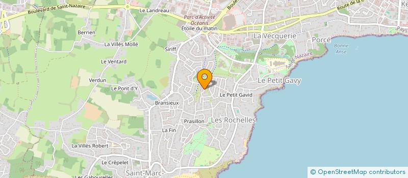 localisation de l'entreprise MONSIEUR TRISTAN MEUNIER  SAINT-NAZAIRE