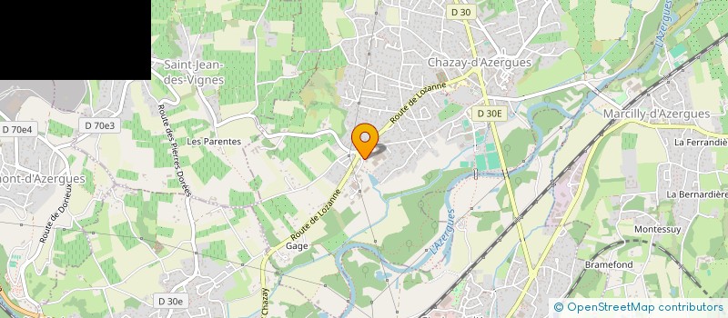 localisation de l'entreprise MONSIEUR TRISTAN MEYSONNIER  CHAZAY-D'AZERGUES