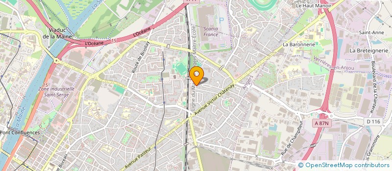 localisation de l'entreprise MONSIEUR TRISTAN MICHEL à ANGERS