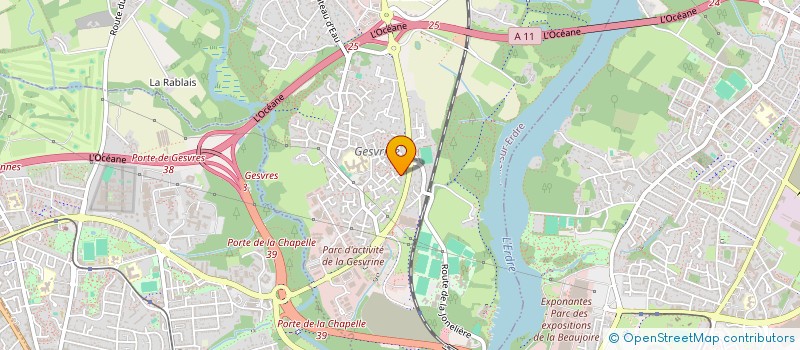 localisation de l'entreprise MONSIEUR TRISTAN MONROCQ à LA CHAPELLE-SUR-ERDRE
