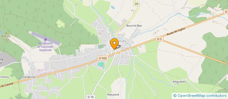 localisation de l'entreprise MONSIEUR TRISTAN MONTANT à SEPTFONDS