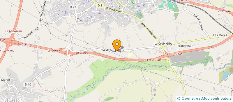 localisation de l'entreprise MONSIEUR TRISTAN MORIN à TREGUEUX