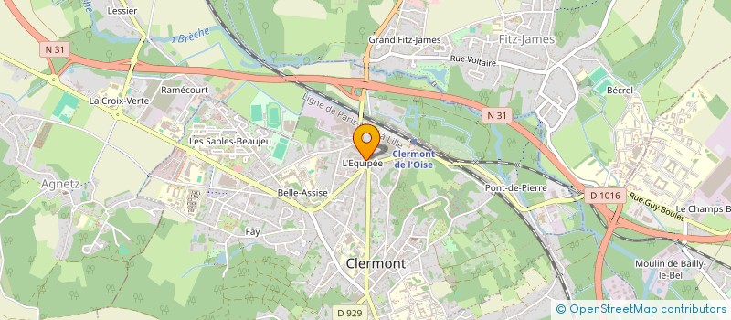 localisation de l'entreprise MONSIEUR TRISTAN MRABET à CLERMONT