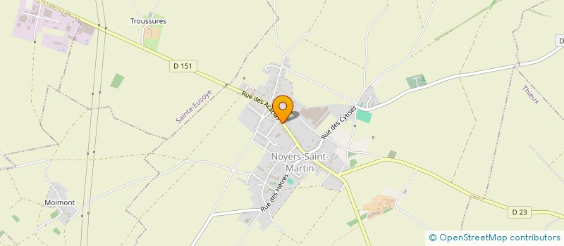 localisation de l'entreprise MONSIEUR TRISTAN MULOT  NOYERS-SAINT-MARTIN