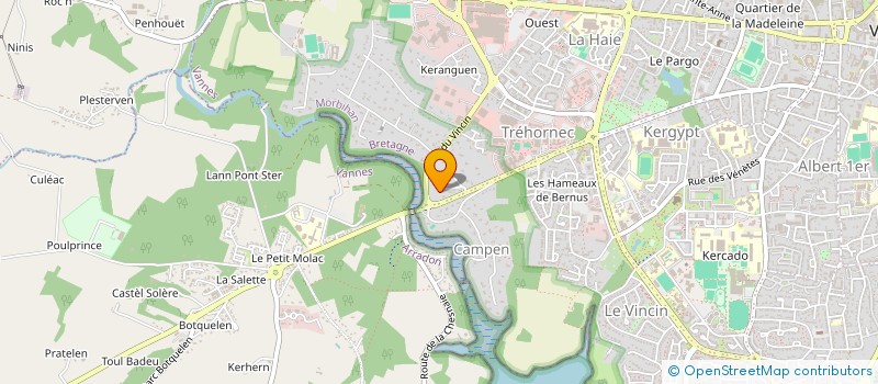 localisation de l'entreprise MONSIEUR TRISTAN NICOL à VANNES