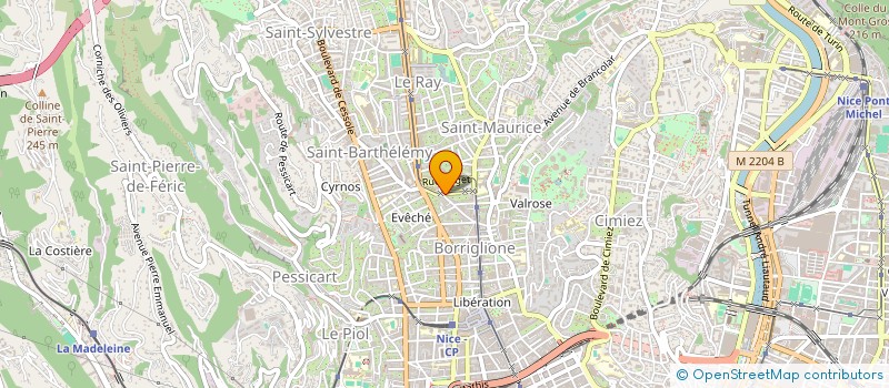localisation de l'entreprise MONSIEUR TRISTAN NICOLET à NICE
