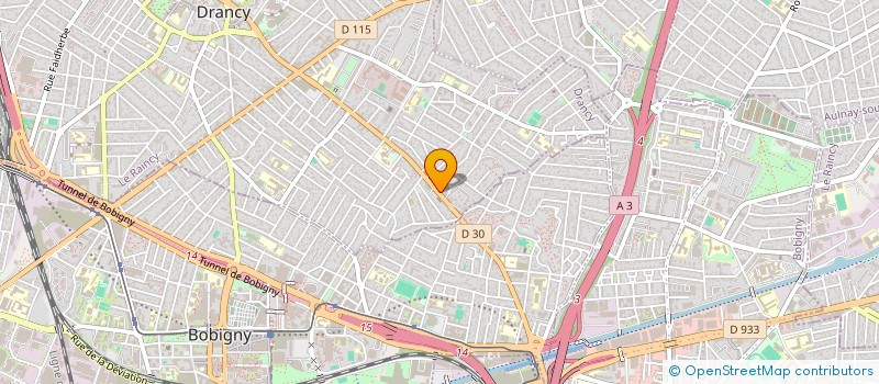 localisation de l'entreprise MONSIEUR TRISTAN OSSIBI  DRANCY