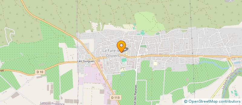 localisation de l'entreprise MONSIEUR TRISTAN PASCAL  LA FARE-LES-OLIVIERS