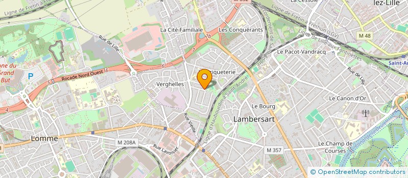 localisation de l'entreprise MONSIEUR TRISTAN PASCART à LAMBERSART