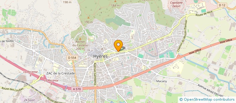 localisation de l'entreprise MONSIEUR TRISTAN PASSERI  HYERES