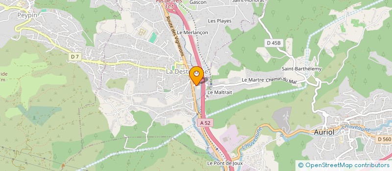 localisation de l'entreprise MONSIEUR TRISTAN PATRY  LA DESTROUSSE