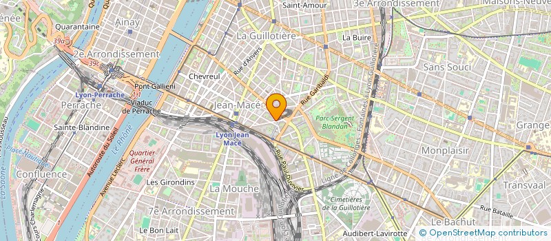 localisation de l'entreprise MONSIEUR TRISTAN PAUGAM  LYON