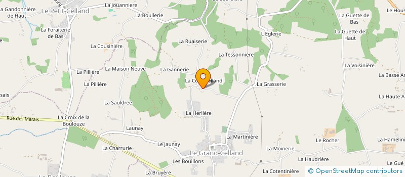 localisation de l'entreprise MONSIEUR TRISTAN PECATE  LE GRAND-CELLAND