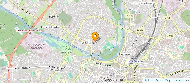 localisation de l'entreprise MONSIEUR TRISTAN PERRIN à ANGOULEME