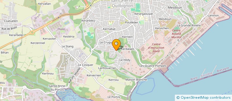 localisation de l'entreprise MONSIEUR TRISTAN PERSONNIC à BREST