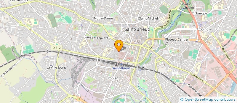 localisation de l'entreprise MONSIEUR TRISTAN PETAT à SAINT-BRIEUC
