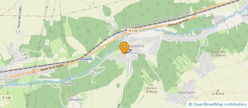 localisation de l'entreprise MONSIEUR TRISTAN PEUREY  SERMAISE