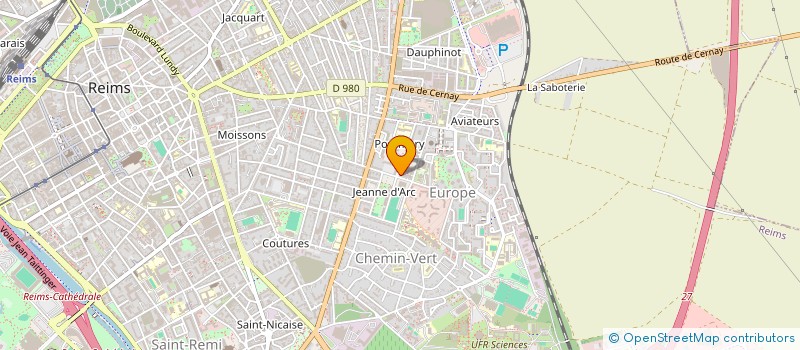 localisation de l'entreprise MONSIEUR TRISTAN PIERRE JEAN MOTHES  REIMS