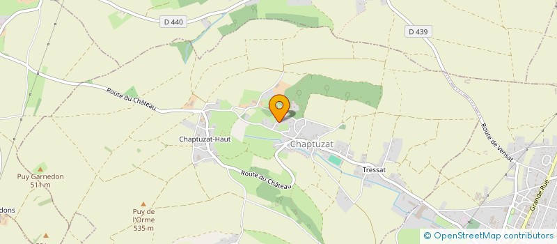 localisation de l'entreprise MONSIEUR TRISTAN PIERRON  CHAPTUZAT