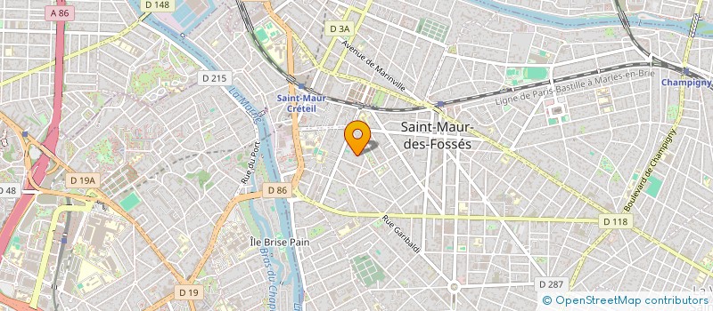 localisation de l'entreprise MONSIEUR TRISTAN PRADEAU à SAINT-MAUR-DES-FOSSES